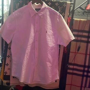 This is a white polo button down.